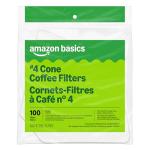 Amazon Basics Cone Coffee Filters for 8-12 Cups