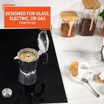 Imusa 6-Cup Stovetop Espresso Maker, Silver