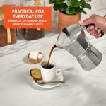 Imusa 6-Cup Stovetop Espresso Maker, Silver