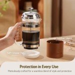 Hazel Quinn 15oz French Press Coffee Maker