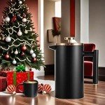 Miuly Stainless Steel French Press - 21oz Coffee Maker