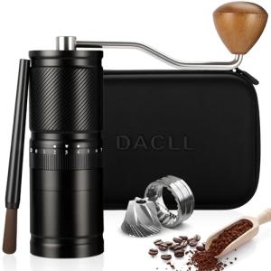Manual Coffee Grinder with Adjustable Settings, 30g Capacity