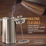 SterlingPro Double Walled French Press Coffee Maker