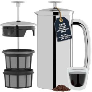 ESPRO P7 French Press - Double-Walled Stainless Steel