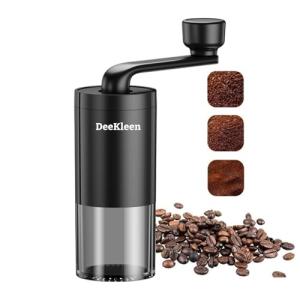 DeeKleen Portable Manual Coffee Grinder with Ceramic Burr