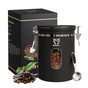 Premium Airtight Coffee Canister with Date Tracker