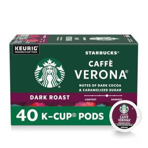 Starbucks Caffè Verona Dark Roast K-Cup Pods - 40 Count