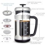 Easyworkz 34 oz Stainless Steel French Press