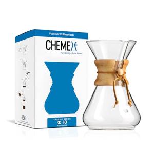 Classic 10-Cup Chemex Pour-Over Coffeemaker