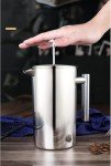 Miuly 21oz Stainless Steel French Press Coffee Maker