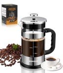 Classic 21oz French Press Coffee Maker - Silver