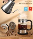 Classic 21oz French Press Coffee Maker - Silver