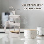 Compact 12oz French Press Coffee Maker