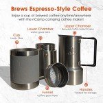 nCamp Portable Espresso Maker for Camping & Travel