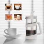Compact 12oz French Press Coffee Maker