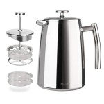 Secura 34-Ounce Stainless Steel French Press Coffee Maker
