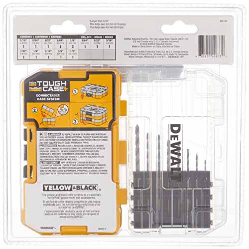 DEWALT 14-Piece Drill Bit Set, 135° Split Point