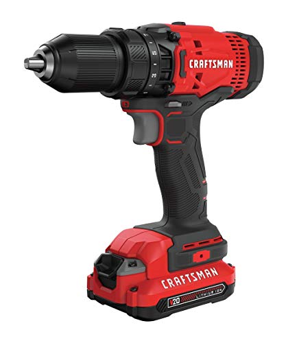 CRAFTSMAN V20 Cordless Drill/Driver Kit, 1/2 inch
