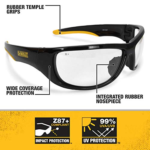 DEWALT Dominator Clear Lens Safety Glasses