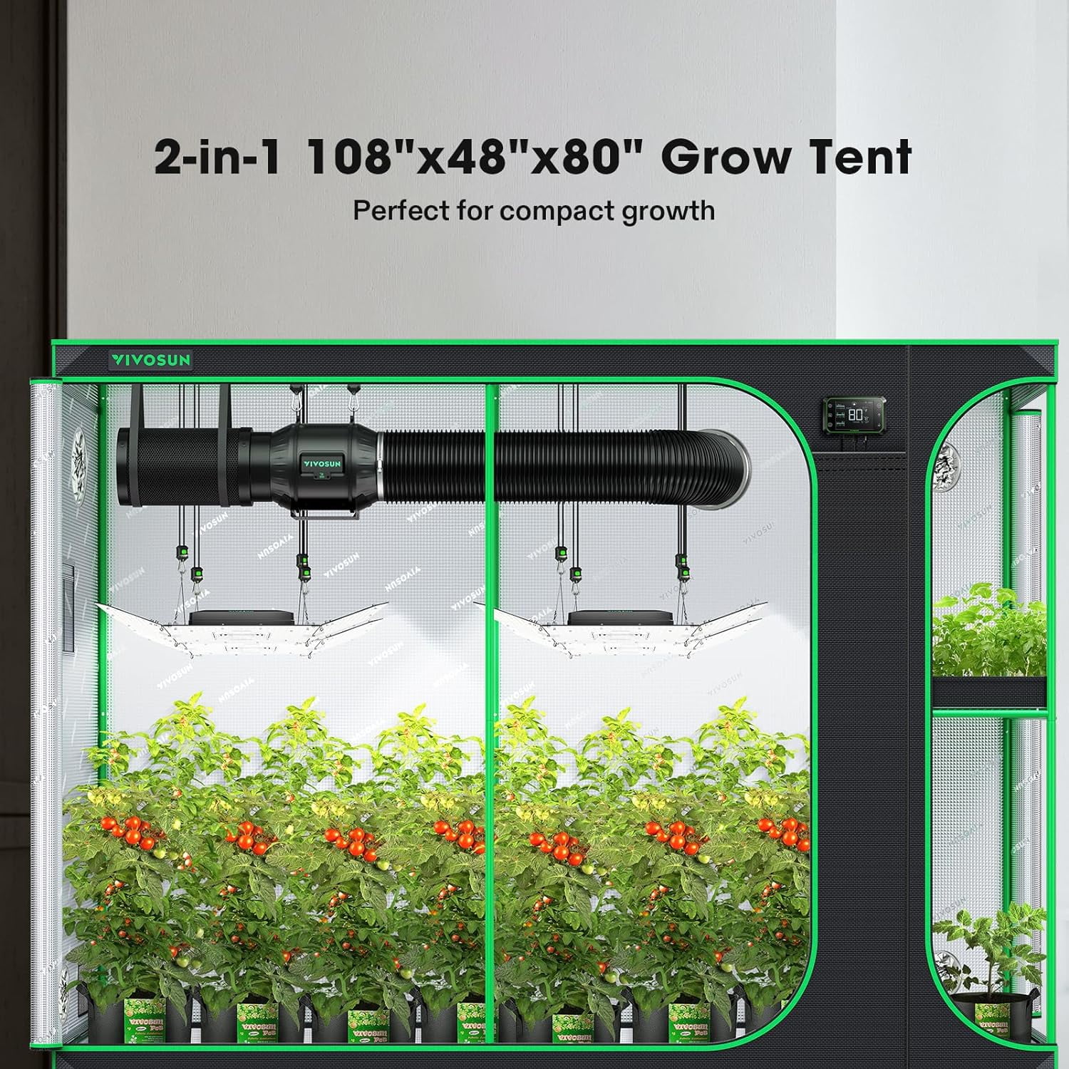 VIVOSUN Reflective Grow Tent for Hydroponics