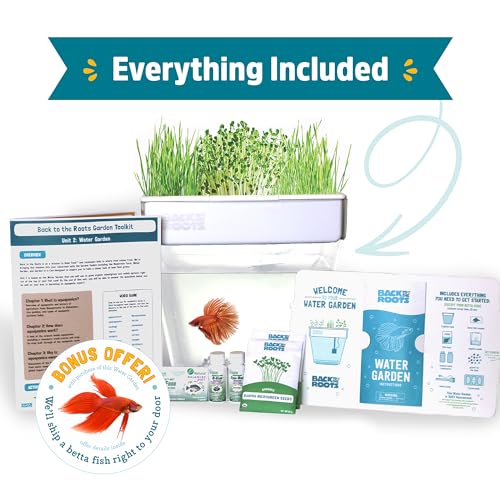 3 Gallon Aquaponic Indoor Garden with Fish Support