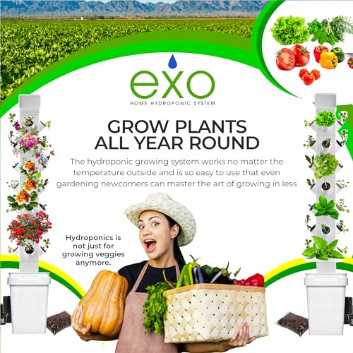 EXO Garden Vertical Hydroponic Tower - Grow Vegetables