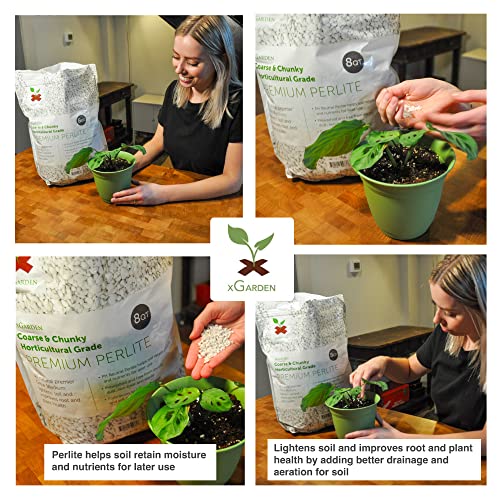 Premium Coarse Perlite for Hydroponics - 8 Quarts