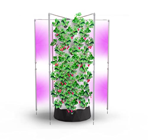 Automated Aeroponic Hydroponic Tower Garden - 80 Pots