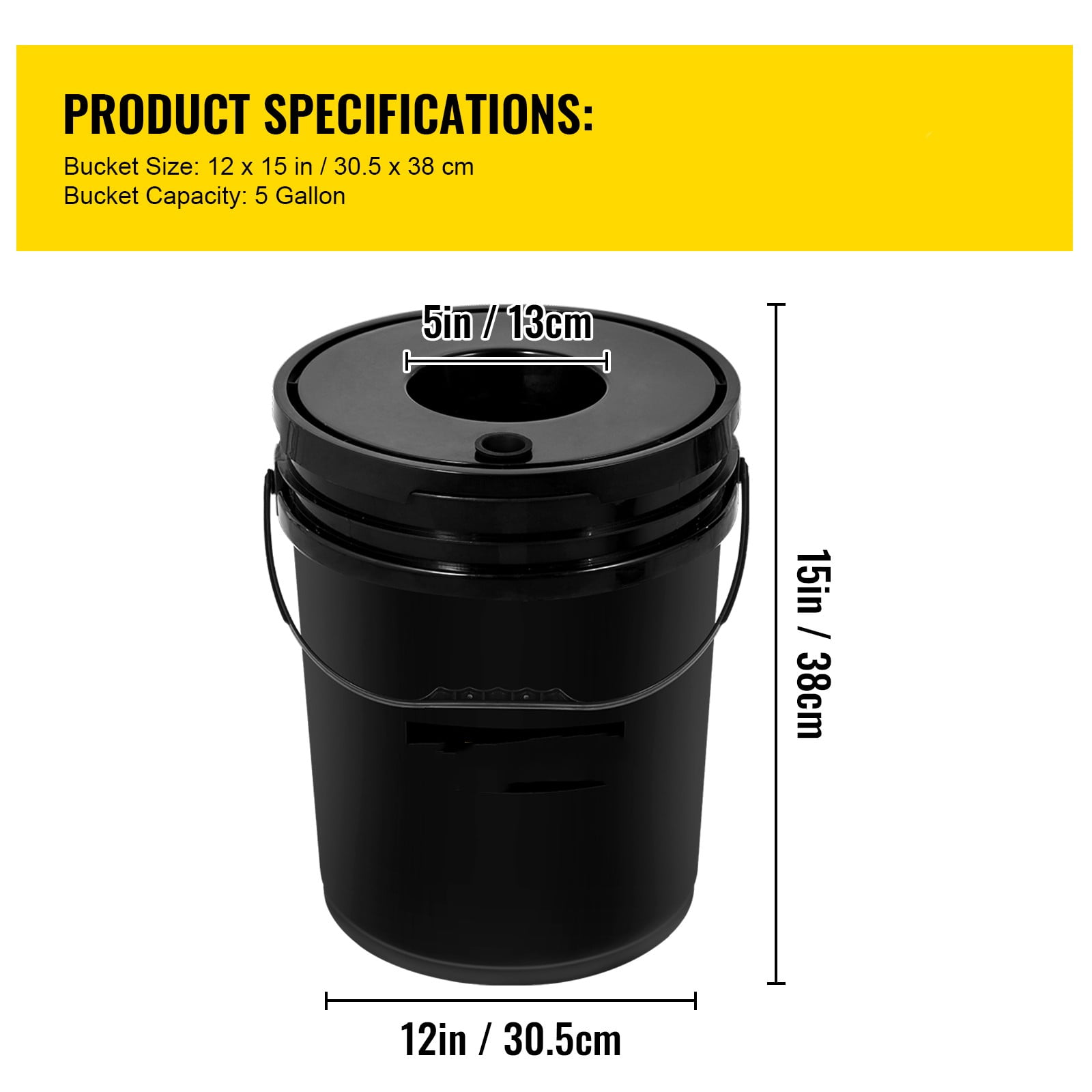 BENTISM DWC Hydroponic System - 5 Gallon, 8 Buckets