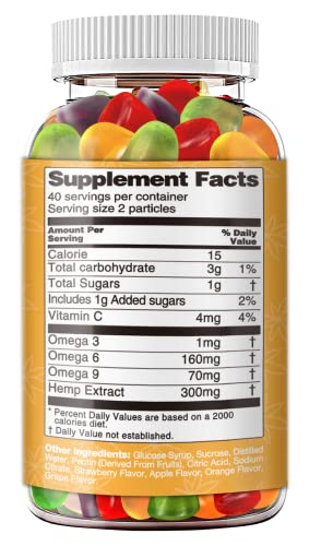 Premium Organic Hemp Gummies - High Potency CBD for Adults