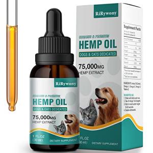 Pure Hemp Drops for Pets - Arthritis, Anxiety Relief