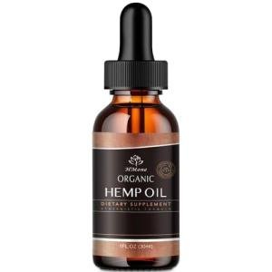 Maximum Strength Hemp Oil - Organic, Vegan, USA-Grown