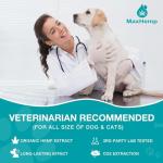 Organic Hemp Oil for Pet Anxiety and Pain Relief