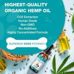 Organic Hemp Oil for Pet Anxiety and Pain Relief