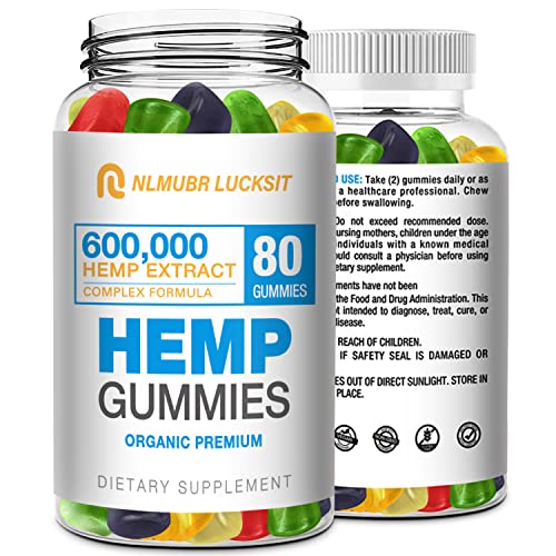 USA Made Natural Hemp Gummies - Extra Strength CBD