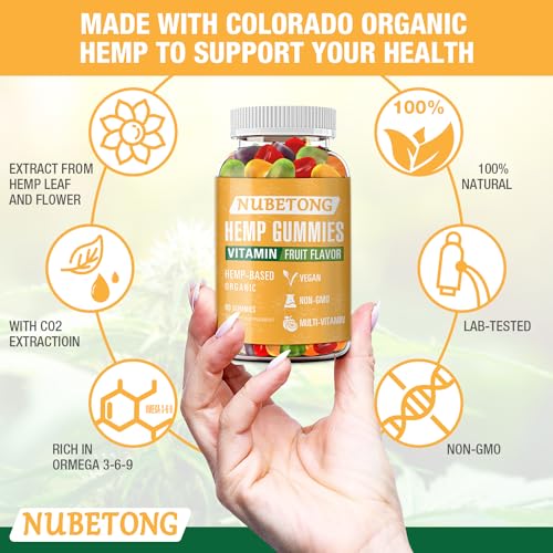 Premium Organic Hemp Gummies - High Potency CBD for Adults