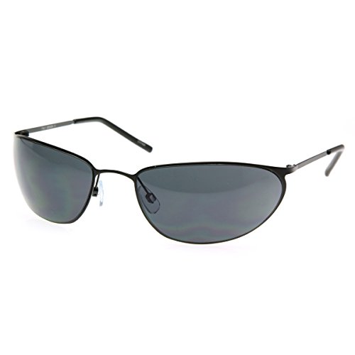 Neo Trinity Metal Wire Frame Sunglasses (Black)