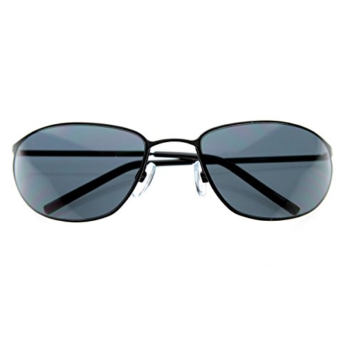 Neo Trinity Metal Wire Frame Sunglasses (Black)