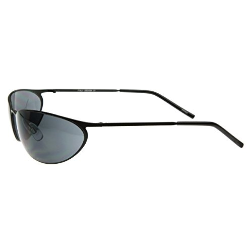 Neo Trinity Metal Wire Frame Sunglasses (Black)