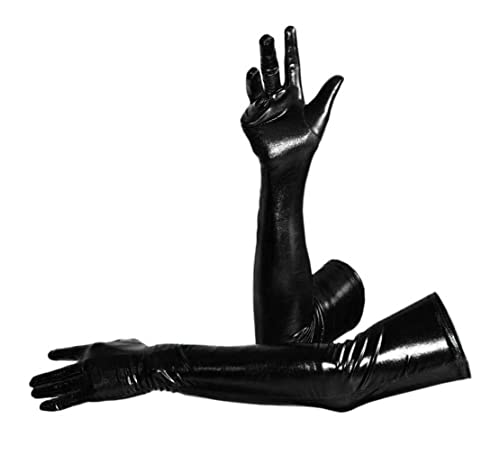 Metallic Spandex Gloves for Cosplay