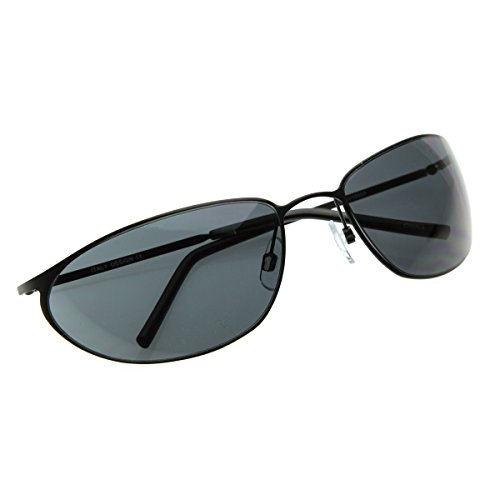 Neo Trinity Metal Wire Frame Sunglasses (Black)