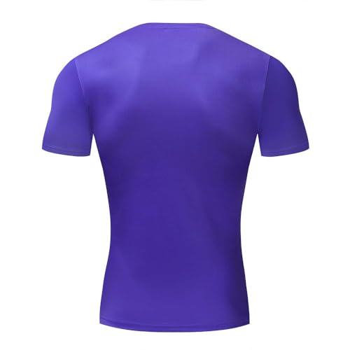 Superhero Compression Shirt, Men's XX-Large, Blue