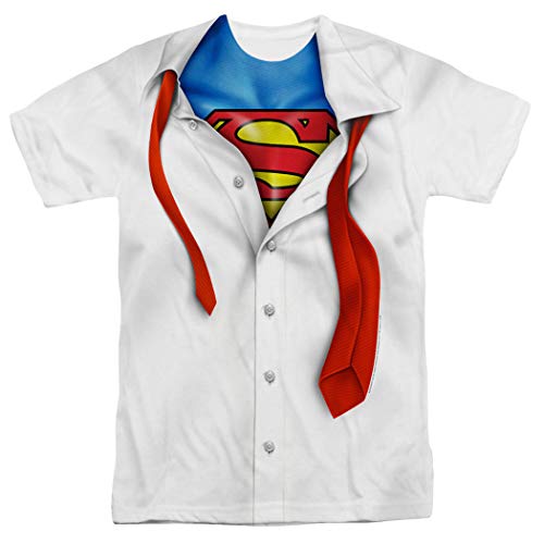 Superman Costume Shirt Set with Stickers