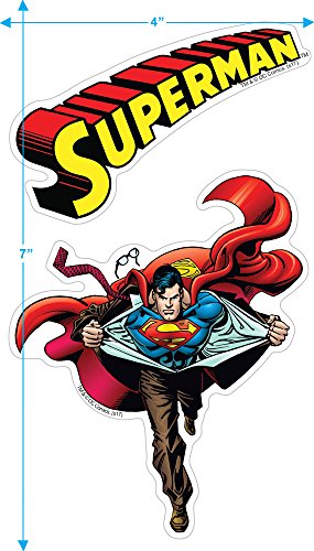 Superman Costume Shirt Set with Stickers 