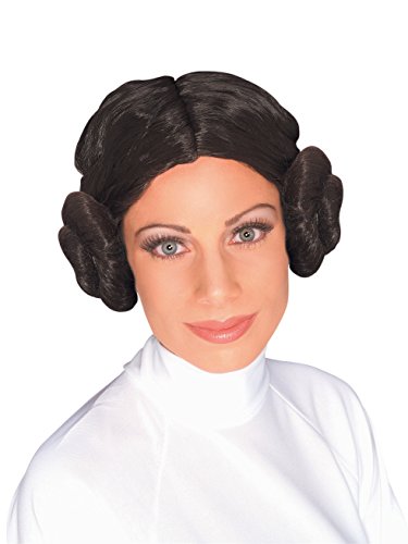 Star Wars Princess Leia Costume Wig Brown One Size