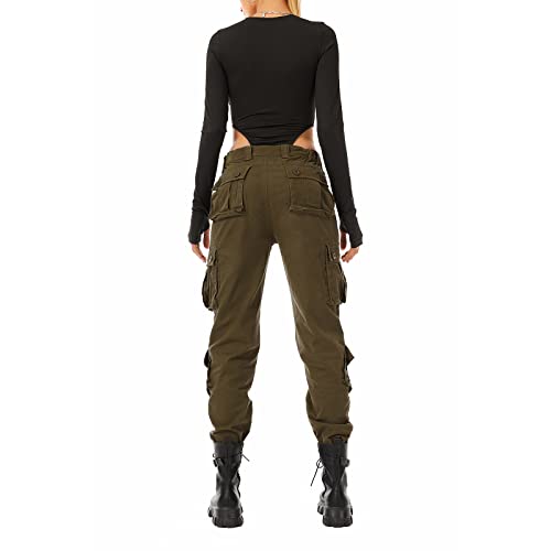 Brown Cargo Combat Pants 