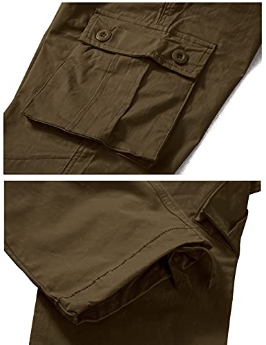 Brown Cargo Combat Pants 