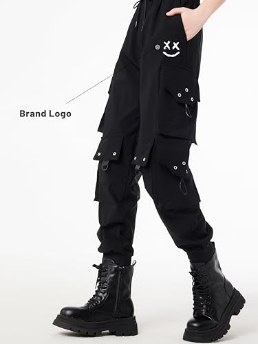 Gothic Y2K High Waist Cargo Pants with Pockets