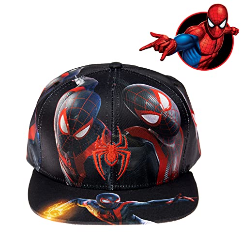 Spiderman Character Costume Embroidered Snapback Baseball Cap
