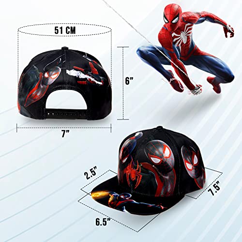 Spiderman Character Costume Embroidered Snapback Baseball Cap